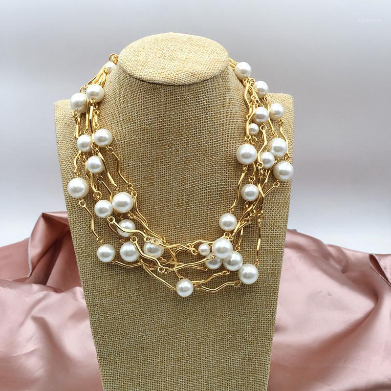 New fashion necklace collar simulated pearl Necklaces & Pendants trendy pearl beads chunky chain choker statement necklace1
New fashion necklace collar simulated pearl Necklaces & Pendants trendy pearl beads chunky chain choker statement necklace1