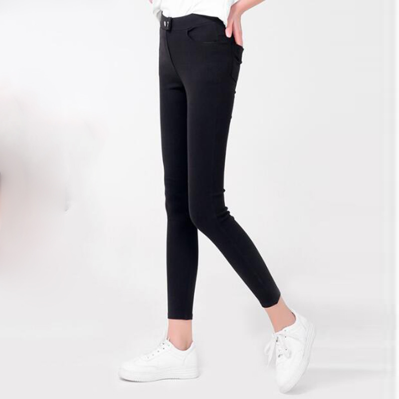 Rihschpiece Winter Plus Size 6XL Leggings Women Pants Black Punk Thick High Waist Jeggings Fashion Legging Trousers RZF1480 201203