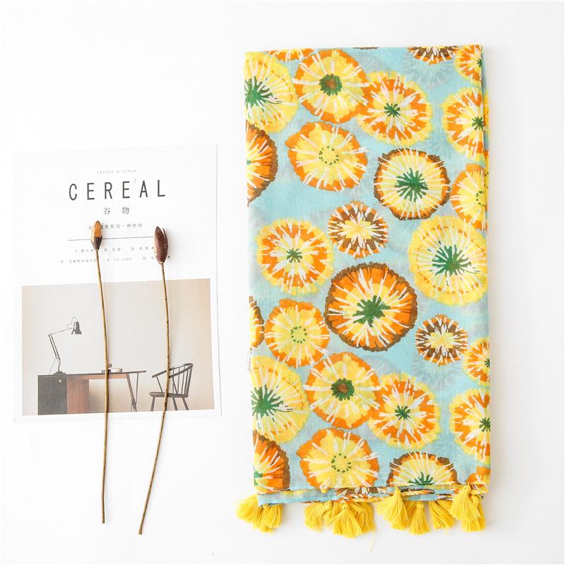 2021 new fashion orange print cotton linen tassel scarf women thin light silk scarves summer sunscreen beach cover up shawl
2021 new fashion orange print cotton linen tassel scarf women thin light silk scarves summer sunscreen beach cover up shawl