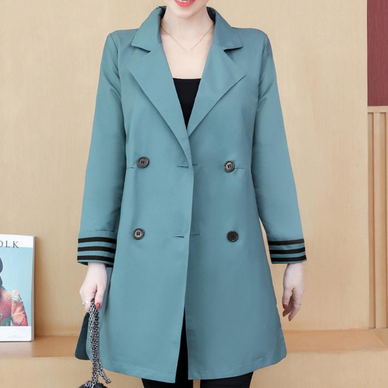 SAGACE 2020 New Coat Women Long Fleece Blend Coat Autumn Thin Slim Fit Jacket Lady Mujer Fashion Turn-down Collar Solid, Blue
SAGACE 2020 New Coat Women Long Fleece Blend Coat Autumn Thin Slim Fit Jacket Lady Mujer Fashion Turn-down Collar Solid, Blue