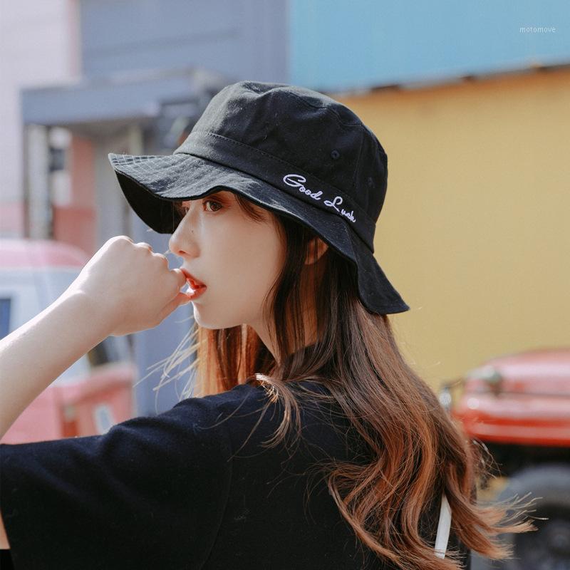 2020 Fashion Letter Embroidery Bucket Hat Spring Summer Travel Sun Hat For Women Men Casual Simple Pure Color Cap Accessories1, Black
2020 Fashion Letter Embroidery Bucket Hat Spring Summer Travel Sun Hat For Women Men Casual Simple Pure Color Cap Accessories1, Black