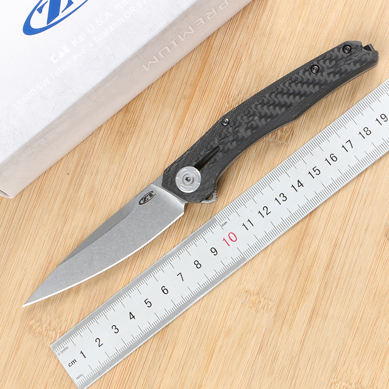 Green thorn, ZT0707 titanium alloy folding knife D2 blade, carbon fiber + Titanium 3D handle, outdoor fruit folding knife EDC tool
Green thorn, ZT0707 titanium alloy folding knife D2 blade, carbon fiber + Titanium 3D handle, outdoor fruit folding knife EDC tool