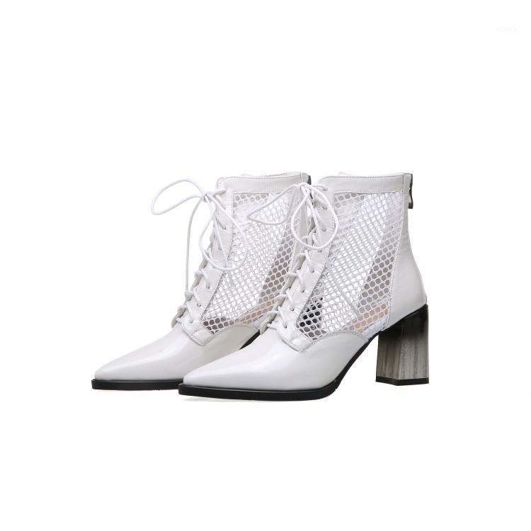Rome Gauze Women'S Boots Chunky-Heel Genuine Leather Gauze Hollow Out High-Heel White Hose Sandal Bo Lady Shoes -401, White ankle boots
Rome Gauze Women'S Boots Chunky-Heel Genuine Leather Gauze Hollow Out High-Heel White Hose Sandal Bo Lady Shoes -401, White ankle boots