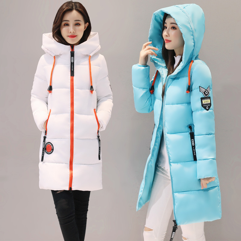 hooded Parker cotton padded lining winter women's coat 201029