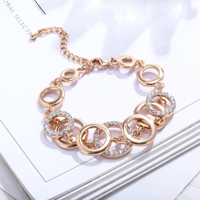 Simple Gold Round Bracelets&Bangles Double Layer Crystal Bracelet For Woman Vintage Jewelry Accessories Party Gifts Wholesale
Simple Gold Round Bracelets&Bangles Double Layer Crystal Bracelet For Woman Vintage Jewelry Accessories Party Gifts Wholesale