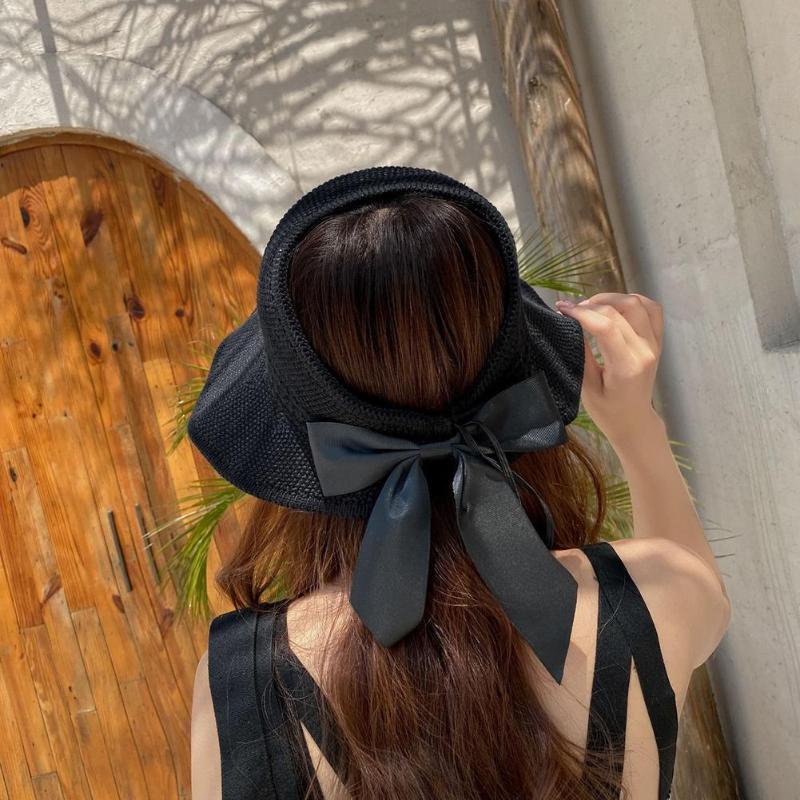 Bow Sun Hats Beach Hat Empty Top Cap Ribbon Knit Straw Sun Fashion UV Protction Outdoor Raffia Hats For Women Caps Bow Hat S0B1
Bow Sun Hats Beach Hat Empty Top Cap Ribbon Knit Straw Sun Fashion UV Protction Outdoor Raffia Hats For Women Caps Bow Hat S0B1