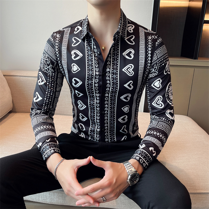 2022ss Designers Mens Dress Shirts Business Fashion Casual Shirt Brands Men Shirts Spring Slim Fit Shirts chemises de marque pour hommes M- top05, Black
2022ss Designers Mens Dress Shirts Business Fashion Casual Shirt Brands Men Shirts Spring Slim Fit Shirts chemises de marque pour hommes M- top05, Black