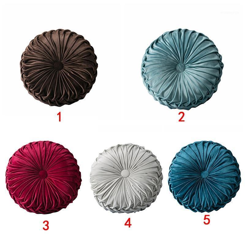 Velvet Pleated Round Pumpkin Throw Pillow Couch Cushion Floor Pillow for Sofa Chair Bed Car Home Decorative1
Velvet Pleated Round Pumpkin Throw Pillow Couch Cushion Floor Pillow for Sofa Chair Bed Car Home Decorative1