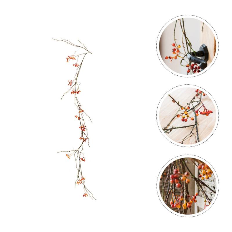 Artificial Wild Berry Vine Rattan Garland Fake Hanging Flower Home Decor, Orange
Artificial Wild Berry Vine Rattan Garland Fake Hanging Flower Home Decor, Orange