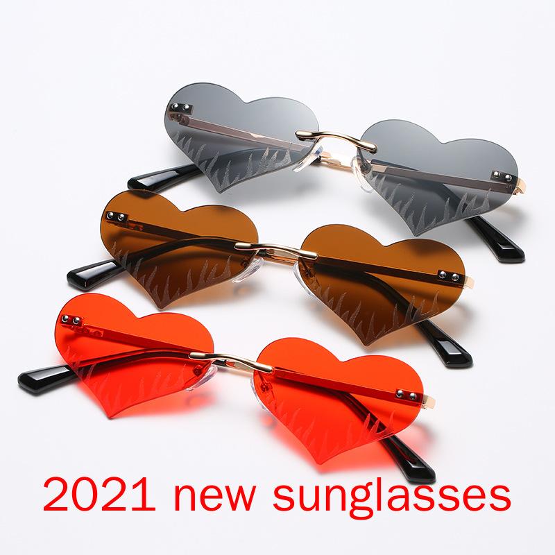 Sunglasses Heart Rimless Women Men Party Red Small Frameless Sun Glasses 2021 Metal Frame Black Brown Sweet Shades NX
Sunglasses Heart Rimless Women Men Party Red Small Frameless Sun Glasses 2021 Metal Frame Black Brown Sweet Shades NX
