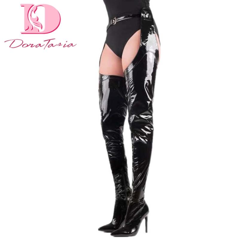 DoraTasia Plus Size 35-47 Female Over The Knee Boots Pointed Toe Thin High Heels Thigh High Boots Women Party Sexy Shoes Woman, Black
DoraTasia Plus Size 35-47 Female Over The Knee Boots Pointed Toe Thin High Heels Thigh High Boots Women Party Sexy Shoes Woman, Black