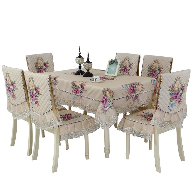 European Style Tablecloth and Chair Covers Set Modern Minimalist Household Tablecloth Chair Cover Cushion Set Tafelkleed
European Style Tablecloth and Chair Covers Set Modern Minimalist Household Tablecloth Chair Cover Cushion Set Tafelkleed