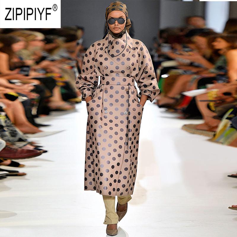 Simple Design Fashion Women 2020 Autumn Trenches Polka Dot Long Sleeve Turn Down Neck Double-breasted Oversize Trenches Z2509, Light coffee
Simple Design Fashion Women 2020 Autumn Trenches Polka Dot Long Sleeve Turn Down Neck Double-breasted Oversize Trenches Z2509, Light coffee