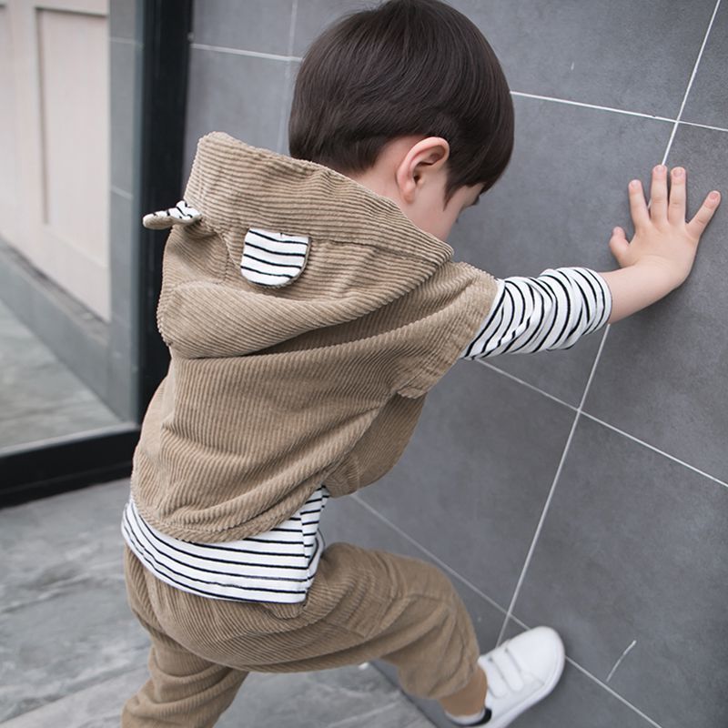 Children's clothing set winter kids clothes hoodie cute skirt + trousers set 3 pieces baby girl clothes autumn set girl clothesX1019