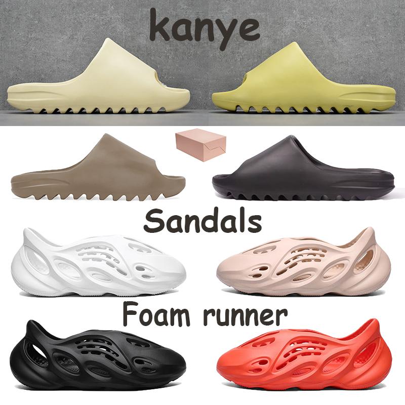 Men Women Shoes Beach slippers Kanye Foam Runner Desert Sand Earth Brown Resin Bone Triple White Black Sandals Mens Sneakers With Box
Men Women Shoes Beach slippers Kanye Foam Runner Desert Sand Earth Brown Resin Bone Triple White Black Sandals Mens Sneakers With Box