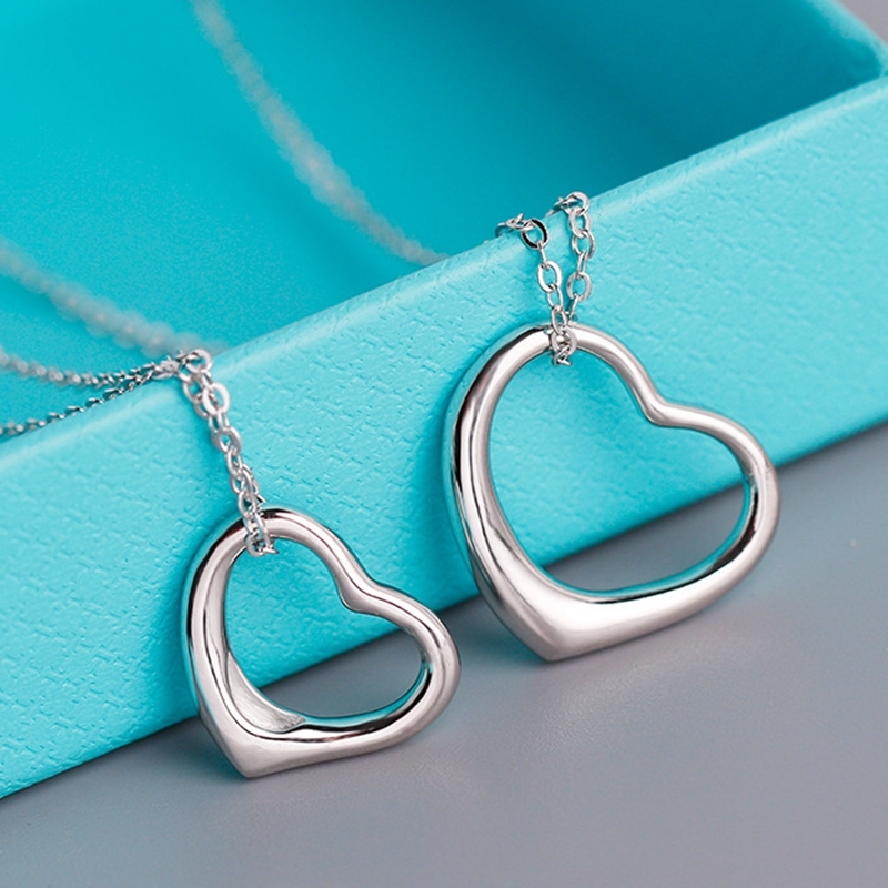 DOYUBO Classical Pure Silver Heart Charm Necklace For Women Fashion 925 Sterling Silver Love Pendant Chains Fine Jewelry VA177 Q0531
DOYUBO Classical Pure Silver Heart Charm Necklace For Women Fashion 925 Sterling Silver Love Pendant Chains Fine Jewelry VA177 Q0531