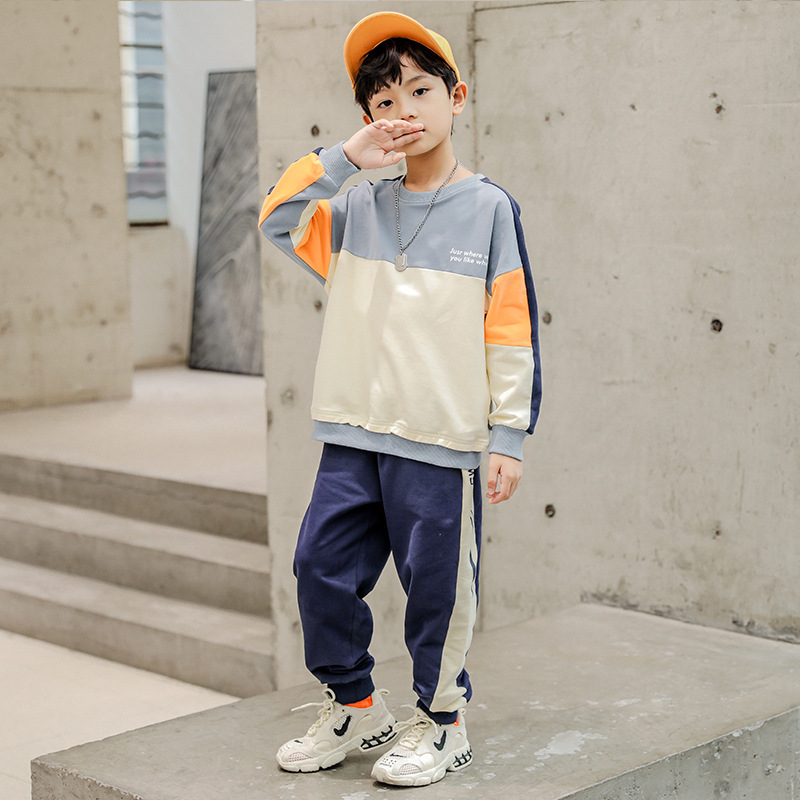 Western Style Childrenswear BOY'S Suit Spring and Autumn 2020 Autumn Clothing New Style Autumn Casual Piece ChildrX1019