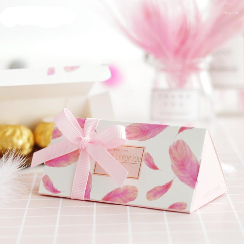 New Triangle Creative Candy Box Wedding Favor Gift Boxes Feather Chocolate Paper Box for Baby Shower Birthday Party Decoration1
New Triangle Creative Candy Box Wedding Favor Gift Boxes Feather Chocolate Paper Box for Baby Shower Birthday Party Decoration1