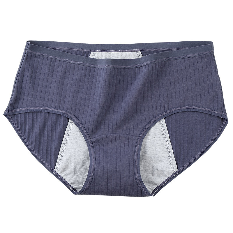 3 PiecesPack Plus Size Cotton Menstrual Pants Women Underwear Physiological Panties Leak Proof Waterproof Drop 2XL4XL 201112