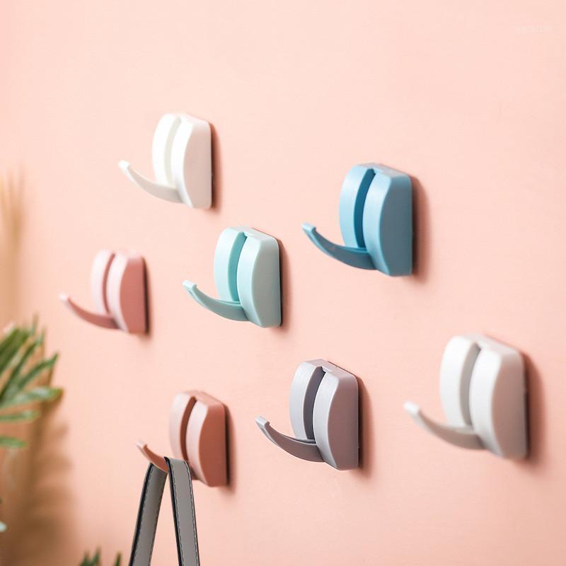Creative Candy Color Hidden Self Adhesive Hooks Clothing Cap Storage Racks Coat Hanger Bag Keys Sticky Holder Home Wall Decor1 
Creative Candy Color Hidden Self Adhesive Hooks Clothing Cap Storage Racks Coat Hanger Bag Keys Sticky Holder Home Wall Decor1
