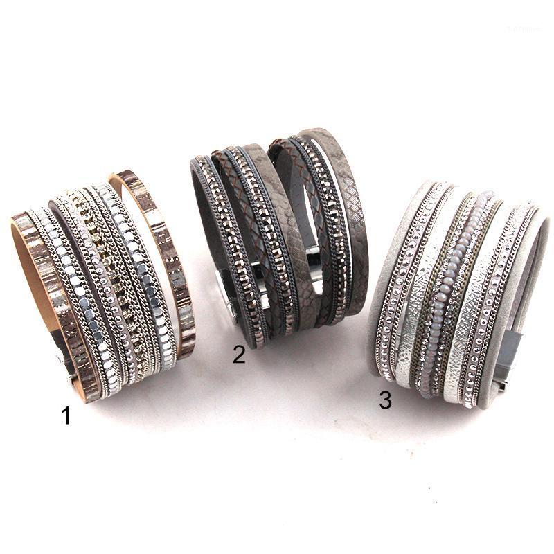 Fashion Beautiful Energy Bracelets Women Leather Bracelet Magnet Bracelets & Bangles1
Fashion Beautiful Energy Bracelets Women Leather Bracelet Magnet Bracelets & Bangles1