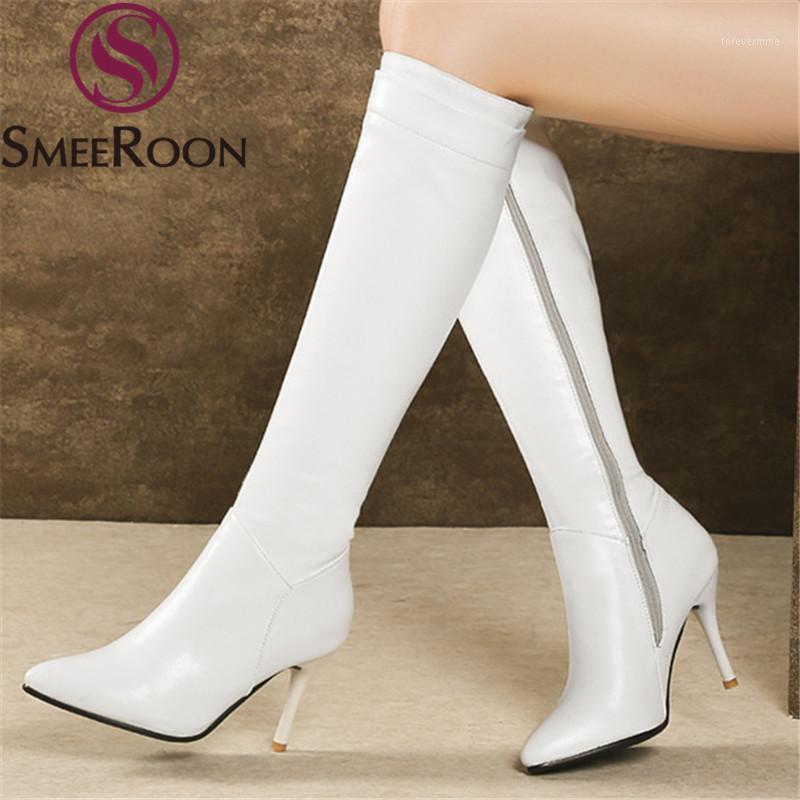 Smeeroon 2020 Big Size 35-45 Women Boots Stiletto High Heels Pointed Toe Ladies Shoes Black Color Winter Knee High Boots1
Smeeroon 2020 Big Size 35-45 Women Boots Stiletto High Heels Pointed Toe Ladies Shoes Black Color Winter Knee High Boots1