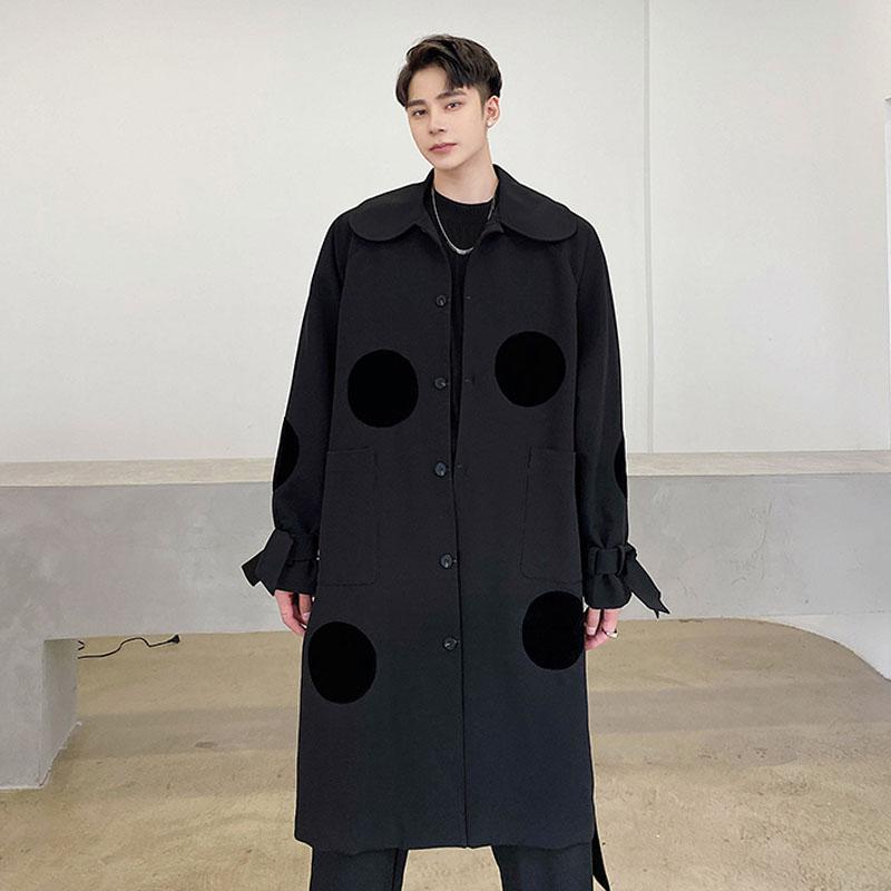 New Male Windbreaker Jacket Overcoat Men Polka Dot Japan Streetwear Fashion Casual Long Loose Trench Coat Outerwear, 9986
New Male Windbreaker Jacket Overcoat Men Polka Dot Japan Streetwear Fashion Casual Long Loose Trench Coat Outerwear, 9986