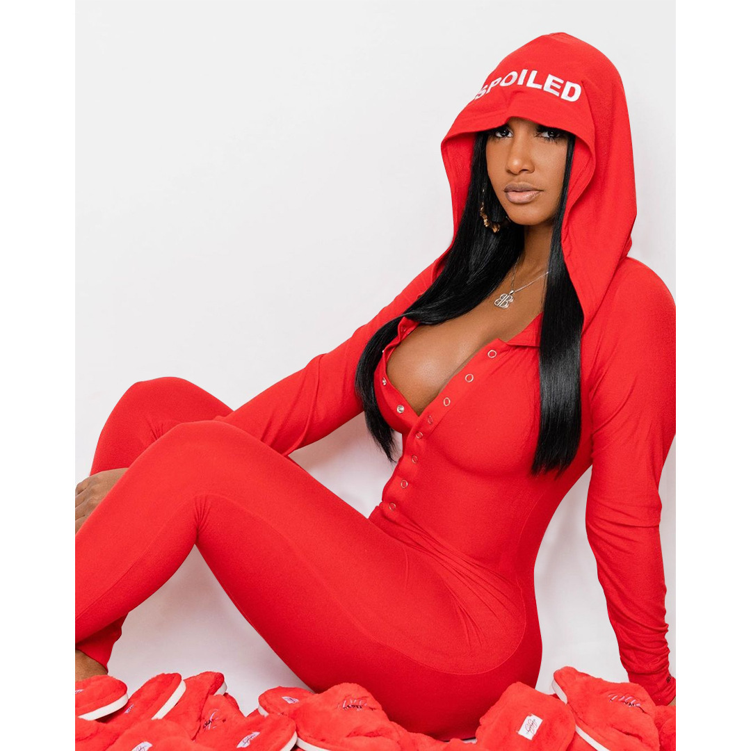 New Fashion Women Jumpsuit Designer V-neck Hat Pajamas Nightwear Home Wear Breasted Embroidery Pants Long Sleeve Slim Rompers J108, Black
New Fashion Women Jumpsuit Designer V-neck Hat Pajamas Nightwear Home Wear Breasted Embroidery Pants Long Sleeve Slim Rompers J108, Black