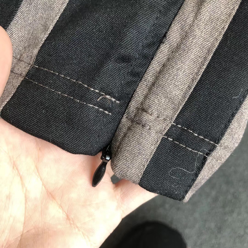 Striped Contrast Color Spliced Loose Casual Retro Pants Men and Women Side Zipper Streetwear Harajuku Baggy Track Pants T200422