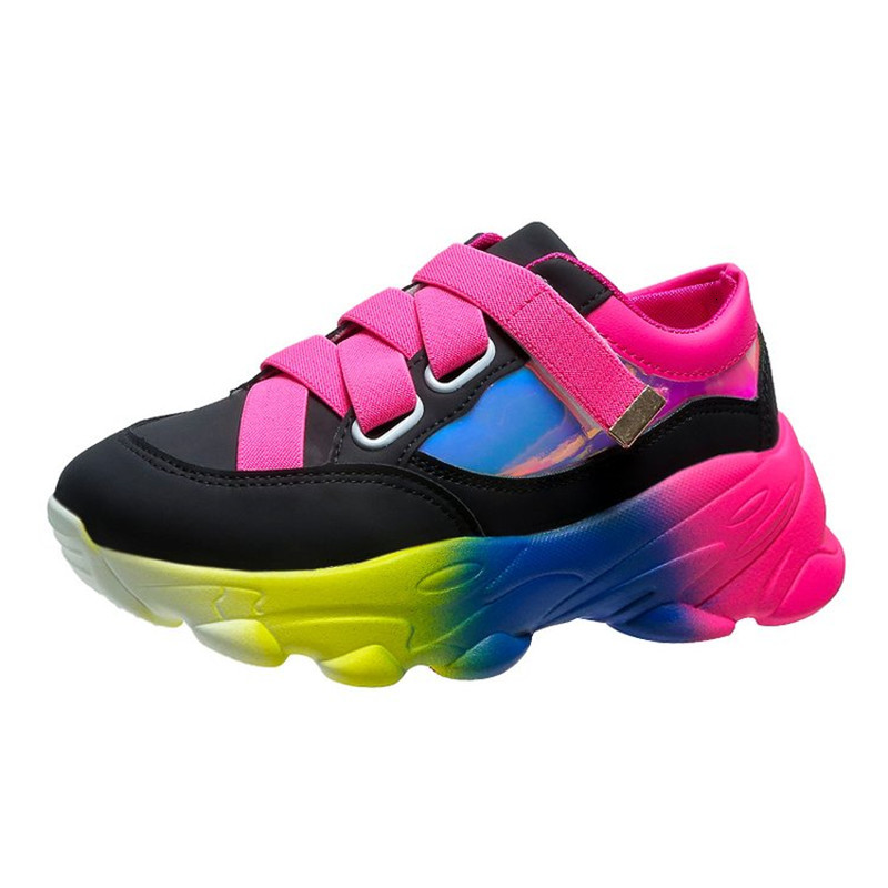 2021 New Women Chunky Tennis Fashion Old Woman Two Inches High Heels Basket Women's Casual Rainbow-shaped Shoes RV6B
2021 New Women Chunky Tennis Fashion Old Woman Two Inches High Heels Basket Women's Casual Rainbow-shaped Shoes RV6B