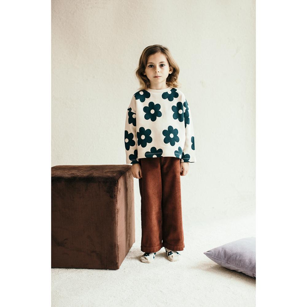 Kids Clothes Set 2019 Wynken New Autumn Winter Boys Girls Dresses T-shirts Flower Print Sweatshirts Baby Pants Fashion OutwearX1019