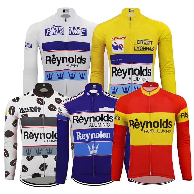 Reynolds Cycling Jersey long sleeve winter fleece & no fleece men warm & thin cycling clothing maillot ciclismo mtb 220226
Reynolds Cycling Jersey long sleeve winter fleece & no fleece men warm & thin cycling clothing maillot ciclismo mtb 220226