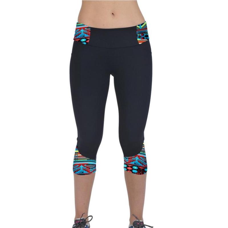 Women High Waist Fitness Yoga Sports Sports Stretched Gym Running Tights Printed Stretch Cropped Leggings Fitness JUN15, Black
Women High Waist Fitness Yoga Sports Sports Stretched Gym Running Tights Printed Stretch Cropped Leggings Fitness JUN15, Black