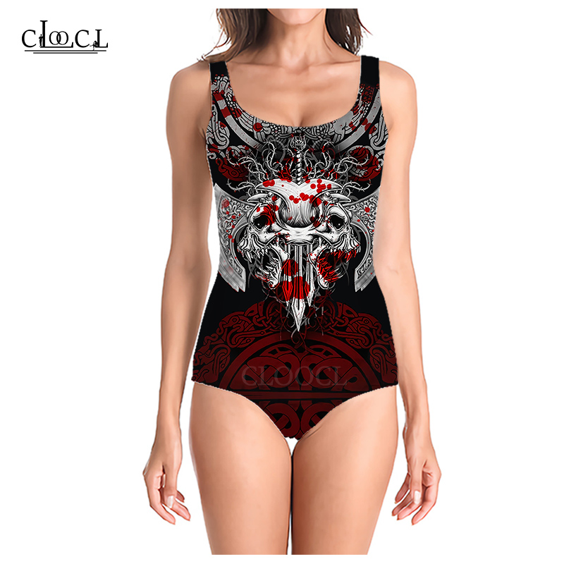 CLOOCL 2021 Newest Popular Viking Tattoo 3D Printed Summer Sleeveless Sexy Women Swimsuit Fashion Swimsuits Beach One Piece Swimwear, Swimsuit 1
CLOOCL 2021 Newest Popular Viking Tattoo 3D Printed Summer Sleeveless Sexy Women Swimsuit Fashion Swimsuits Beach One Piece Swimwear, Swimsuit 1