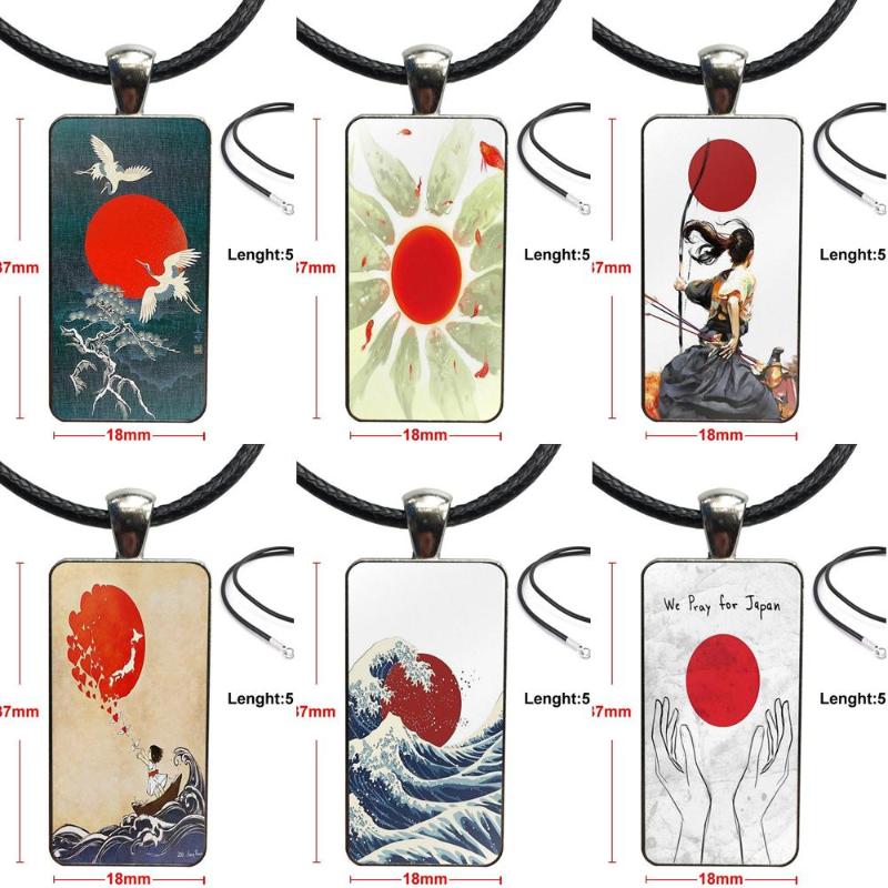 For Women Gifts Boy Design Fashion Vintage Glass Women Rectangle Necklace Pendants Japanese Japan Flag Paint
For Women Gifts Boy Design Fashion Vintage Glass Women Rectangle Necklace Pendants Japanese Japan Flag Paint