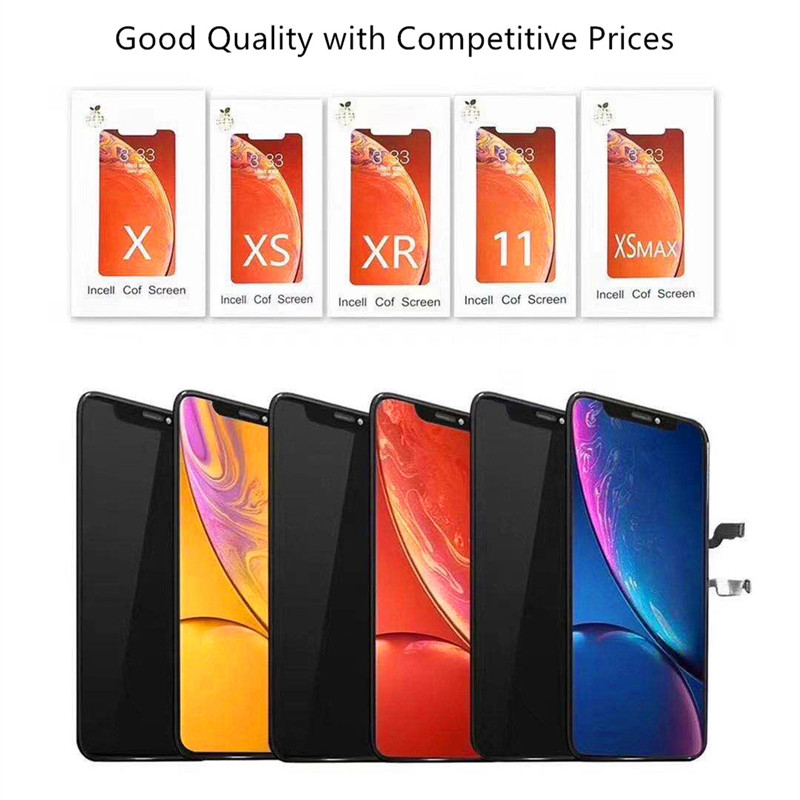 Good Quality Incell RJ LCD For iPhone X XS XR 11 Pro Max LCD Touch Screen with 3D Touch Digitizer Completel Assembly Spare Parts Replacement
Good Quality Incell RJ LCD For iPhone X XS XR 11 Pro Max LCD Touch Screen with 3D Touch Digitizer Completel Assembly Spare Parts Replacement