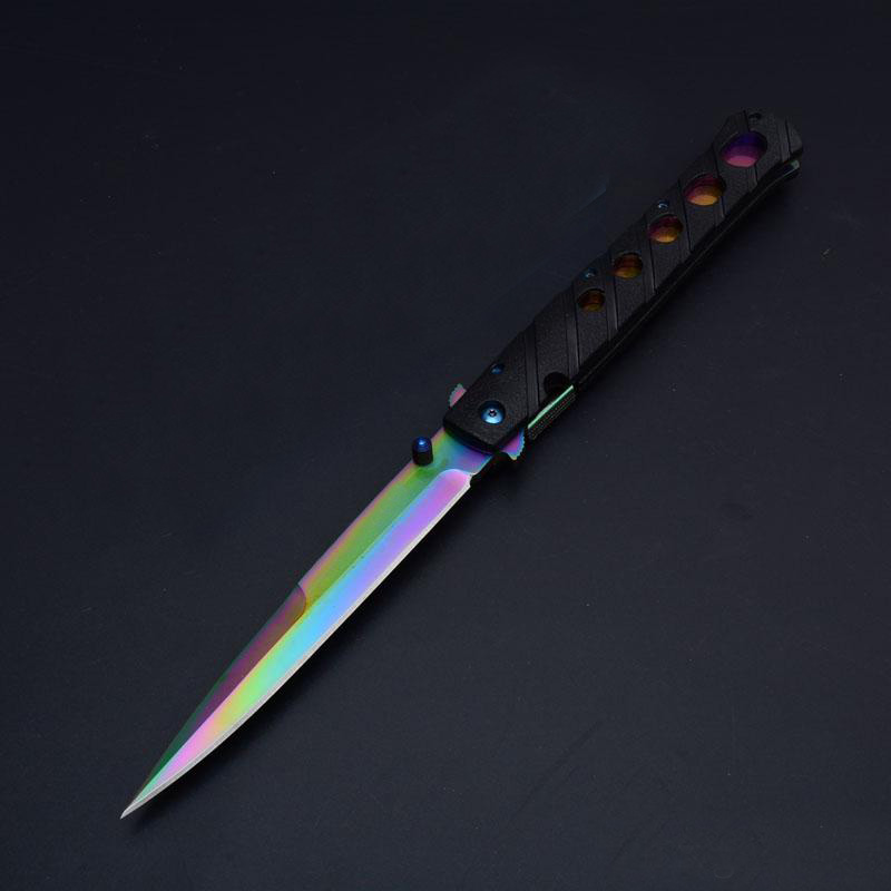 Top Quality 6 Inch TI-LITE Tactial Folding Knife AUS-8A Blade Outdoor Camping Hiking Survival Knives With Retail Box