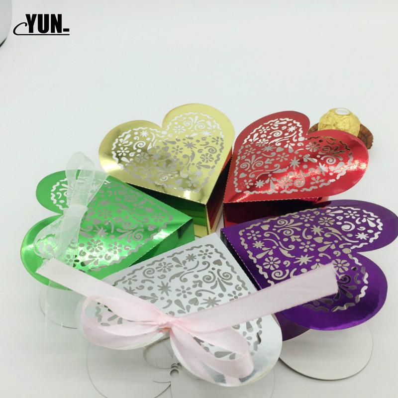 50pcs/lot Wedding Favors and Gifts Box Party Supplies Romantic Heart Kraft Gift Bag Wedding Candy Box 6D1
50pcs/lot Wedding Favors and Gifts Box Party Supplies Romantic Heart Kraft Gift Bag Wedding Candy Box 6D1