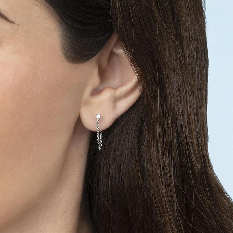 1pcs Silver Color Long Tassel Chain Earrings For Women 2021 Trendy crystal tiny Stud Earrings Ear Piercing Party Jewelry Gift
1pcs Silver Color Long Tassel Chain Earrings For Women 2021 Trendy crystal tiny Stud Earrings Ear Piercing Party Jewelry Gift