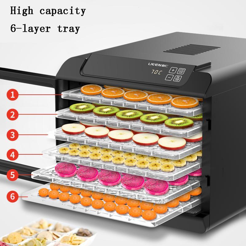 Dehydrator Dried Fruit Machine Home Layer 6 Fruit Vegetables Pet Meat Dryer Air Dryer1
Dehydrator Dried Fruit Machine Home Layer 6 Fruit Vegetables Pet Meat Dryer Air Dryer1