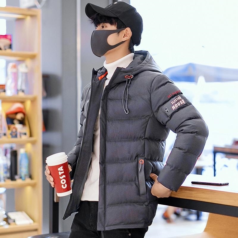 XXXXL Winter Jacket Men Fashion Stand Collar Male Parka Jacket Mens Solid Thick Jackets and Coats Man Winter Parkas 201128