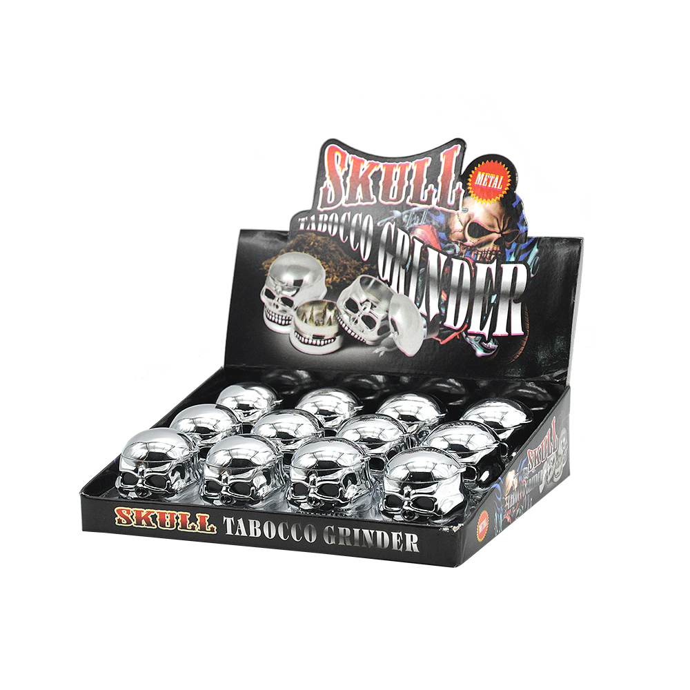 2pcs/lot 3 Layers Skull Metal Herb Tobacco Spice Smoking Grinder Hand Crank Crusher with Storage Compartmen
2pcs/lot 3 Layers Skull Metal Herb Tobacco Spice Smoking Grinder Hand Crank Crusher with Storage Compartmen