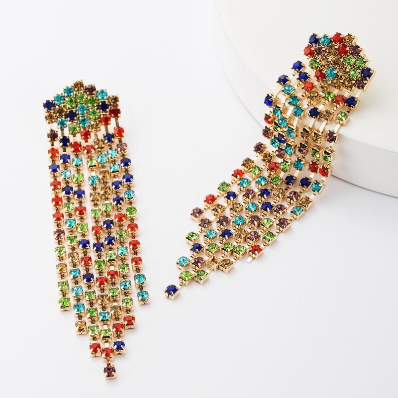 Jouval Full Rhinestone Crystal Long Drop Earrings For Women Female Statement Tassel Earring Dangle Brincos Bride Fashion Jewelry1
Jouval Full Rhinestone Crystal Long Drop Earrings For Women Female Statement Tassel Earring Dangle Brincos Bride Fashion Jewelry1