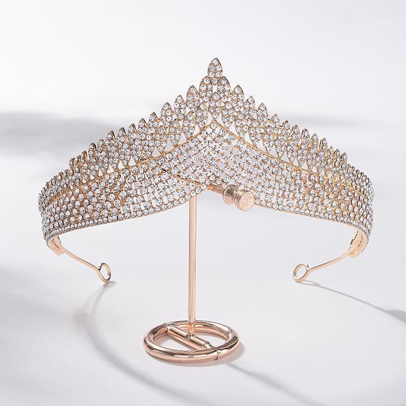 Korean Fashion Style Luxury Retro Rhinestone Royal Princess Tiaras Crown Headband Bride Noiva Wedding Party Hair Accessories Clips & Barrett, Golden;silver
Korean Fashion Style Luxury Retro Rhinestone Royal Princess Tiaras Crown Headband Bride Noiva Wedding Party Hair Accessories Clips & Barrett, Golden;silver