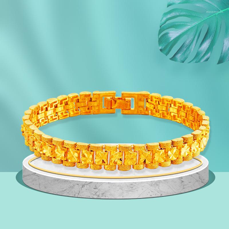 8mm wife's Bracelets Gifts 24K gold bracelets for Women Chain bangle 2020 Fashion women Jewelry Handsome gifts1
8mm wife's Bracelets Gifts 24K gold bracelets for Women Chain bangle 2020 Fashion women Jewelry Handsome gifts1