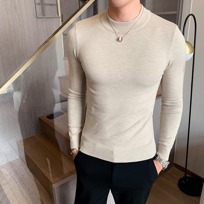 Men's Sweaters 2022 Brand Clothing Fashion Men Are High Quality Slim Fit Keep Warm Collar Sweater/Male Casual Set Head Knit Sweater S-3XL, White;black
Men's Sweaters 2022 Brand Clothing Fashion Men Are High Quality Slim Fit Keep Warm Collar Sweater/Male Casual Set Head Knit Sweater S-3XL, White;black