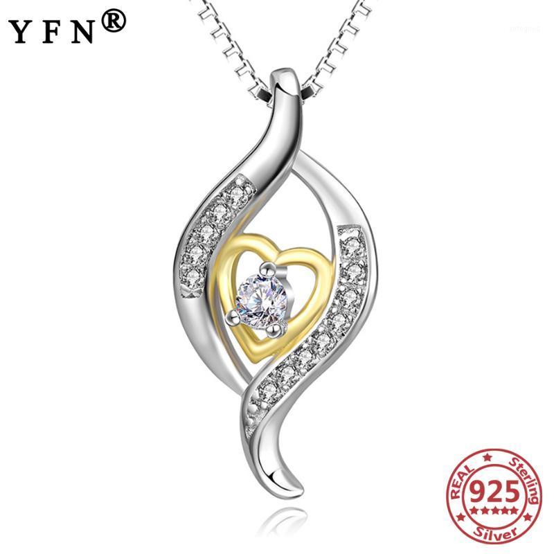 Pendant Necklaces YFN 925 Sterling Silver Heart Cubic Zircon Chains Women Valentine's Day Gifts Mom's Gifts1
Pendant Necklaces YFN 925 Sterling Silver Heart Cubic Zircon Chains Women Valentine's Day Gifts Mom's Gifts1