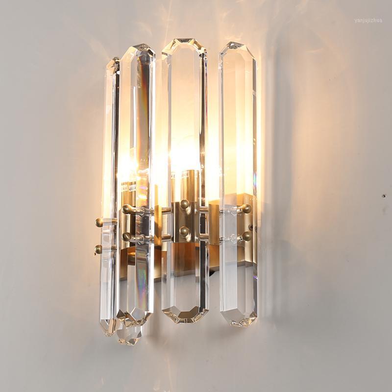 new modern crystal wall lights lustre wandlampen AC110V 220v gold wall lamp for bedroom living room lighting1
new modern crystal wall lights lustre wandlampen AC110V 220v gold wall lamp for bedroom living room lighting1