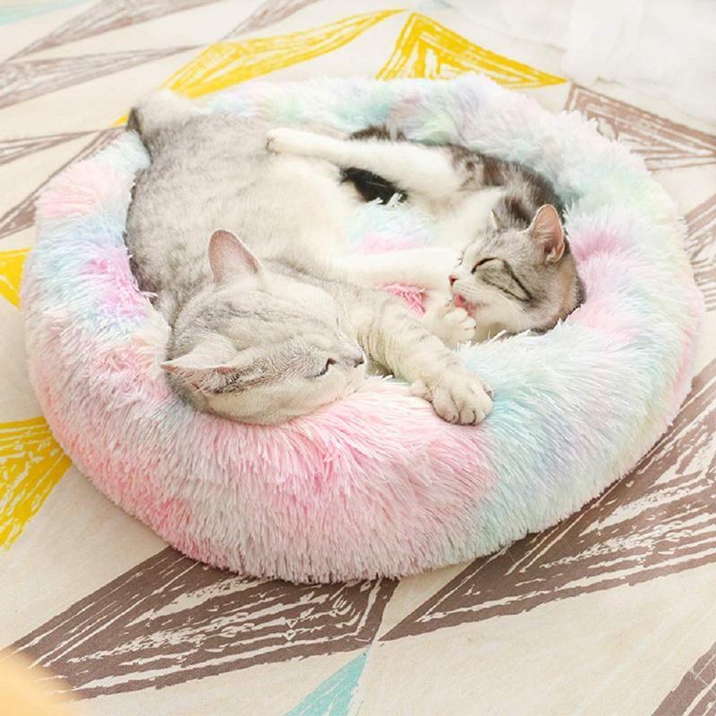 50CM Puppy Long Pet Rainbow Portable Pet Plush Basket Round Sleeping Bag Cat Cushion Mat Bed Cat Supplies House Dog Bed Soft1
50CM Puppy Long Pet Rainbow Portable Pet Plush Basket Round Sleeping Bag Cat Cushion Mat Bed Cat Supplies House Dog Bed Soft1