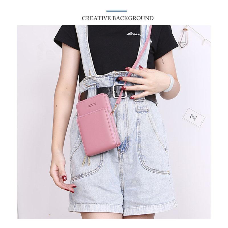 Korean Fashion Casual Large Capacity Diagonal Women Bag Solid Color Multi-function Mobile Phone Bag Female Messenger Wallet 2021, Black
Korean Fashion Casual Large Capacity Diagonal Women Bag Solid Color Multi-function Mobile Phone Bag Female Messenger Wallet 2021, Black